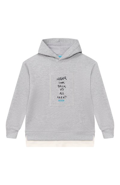 Хлопковое худи MSGM KIDS, арт. F6MSJUHS197