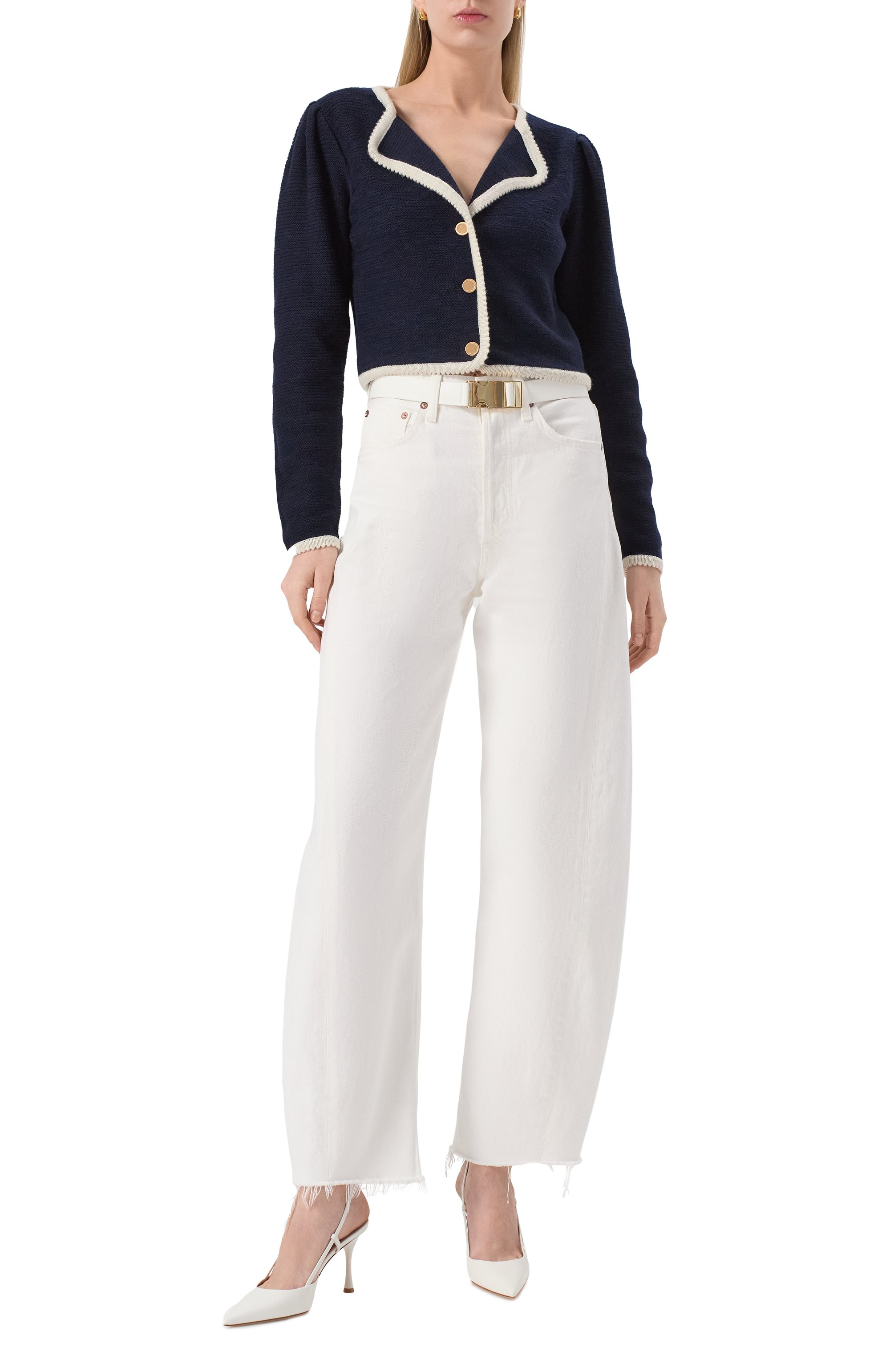 Кардиган из шерсти и хлопка FRAME DENIM, арт. WS25KJA002, фото 2