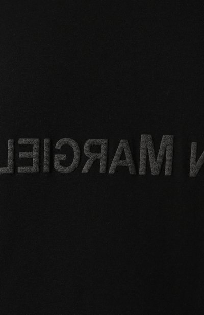 Хлопковая футболка MM6 черного цвета по цене 23800 руб., арт. S62GD0021/S21058, фото 5 Хлопковая футболка MM6, арт. S62GD0021/S21058, фото 5