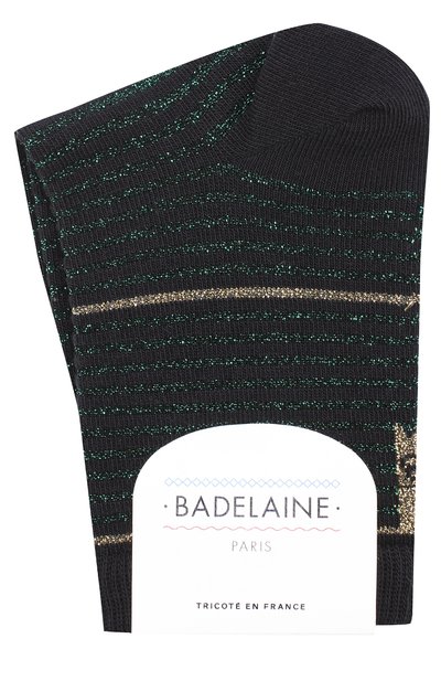 Женские носки с металлизированной нитью BADELAINE PARIS, арт. H0RIZ0N/55C019PA14VI8PL4EA