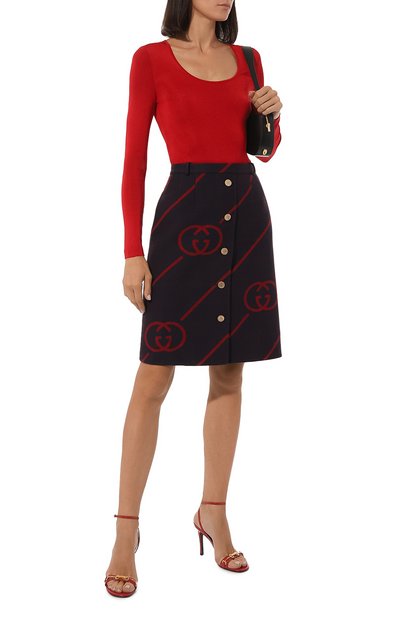 Пуловер из вискозы GUCCI, арт. 624282 XKBBB, фото 2