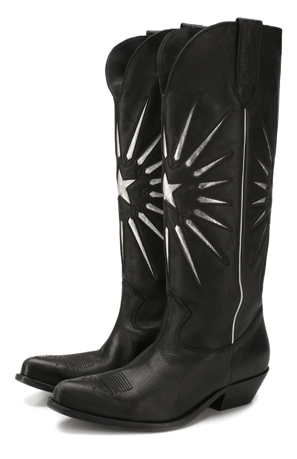 Кожаные сапоги wish star GOLDEN GOOSE DELUXE BRAND, арт. G36WS930.C4, фото 1