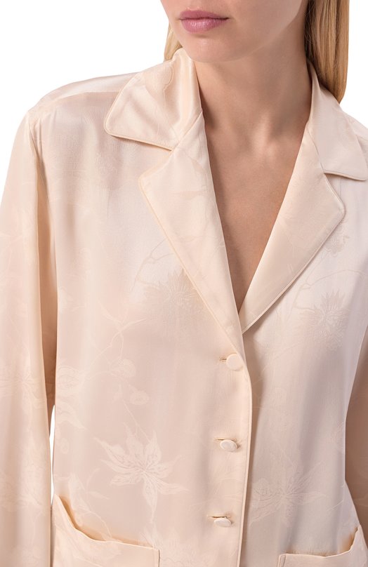 Атласная блузка MVST M26.2PW.B017/F126 Кремовый  M26.2PW.B017/F126 Фото 5