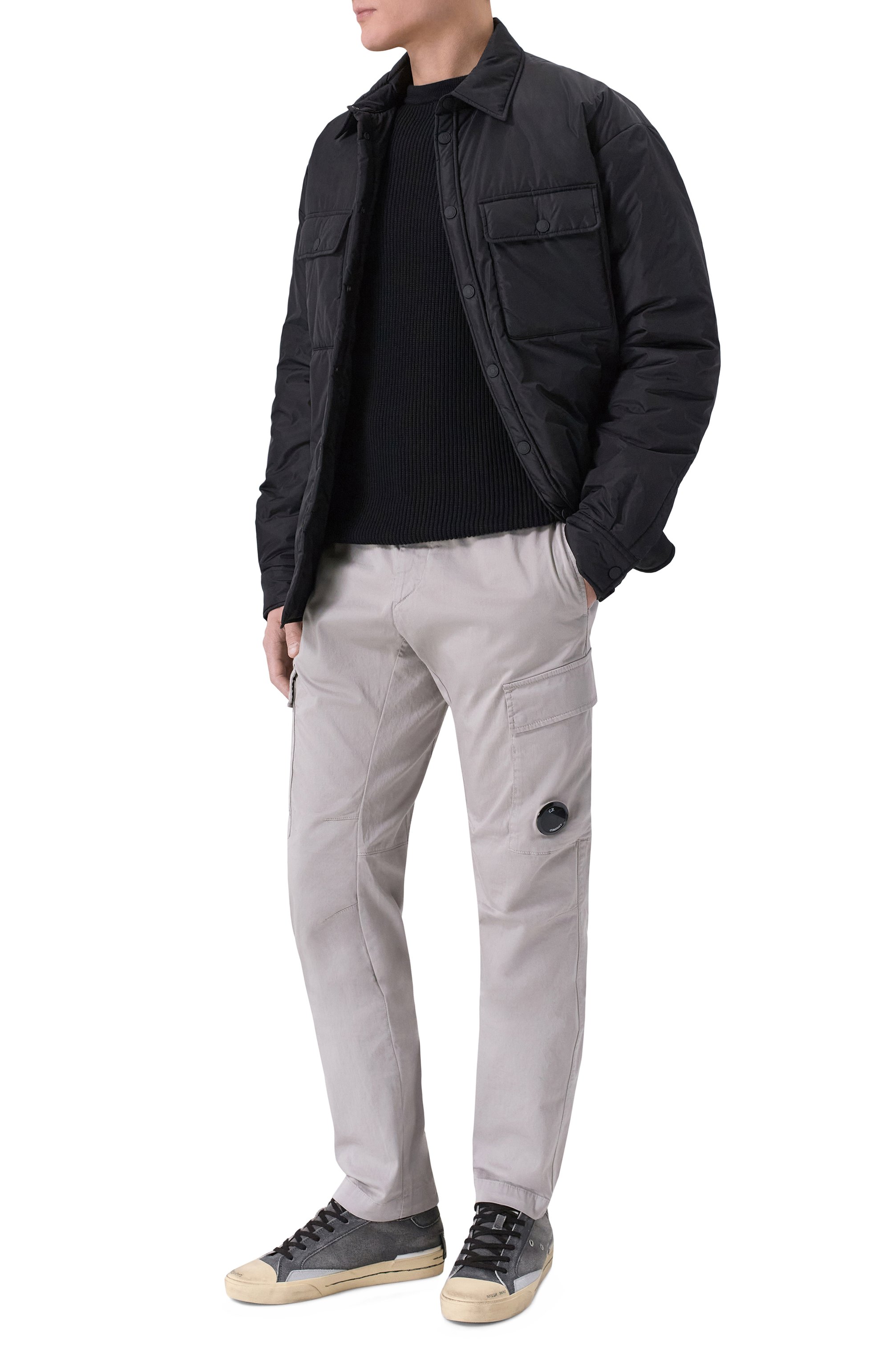 Хлопковый свитер C.P. COMPANY, арт. 20CMKN095A/110560A, фото 2