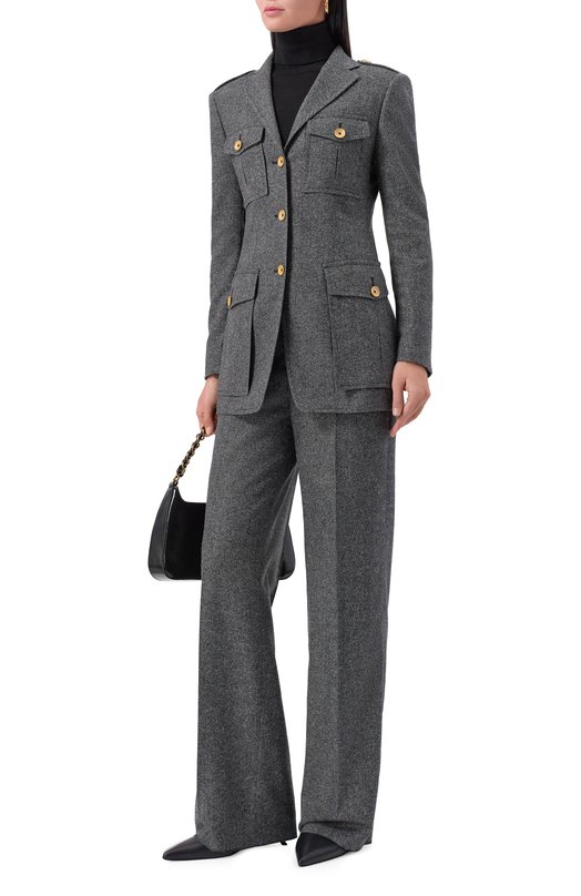 Кожаные ботильоны Gina 35 Alevi Milano L26W7004.F.1245997/AMBER R0MA Чёрный  L26W7004.F.1245997/AMBER R0MA Фото 3