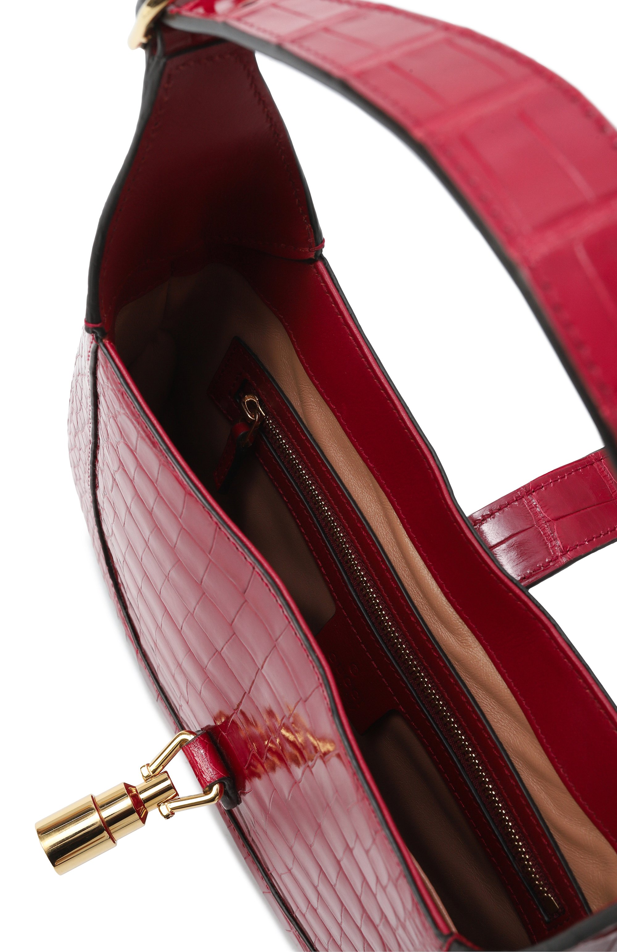 Сумка jackie 1961 small из кожи аллигатора GUCCI, арт. 636709 EV40G, фото 5