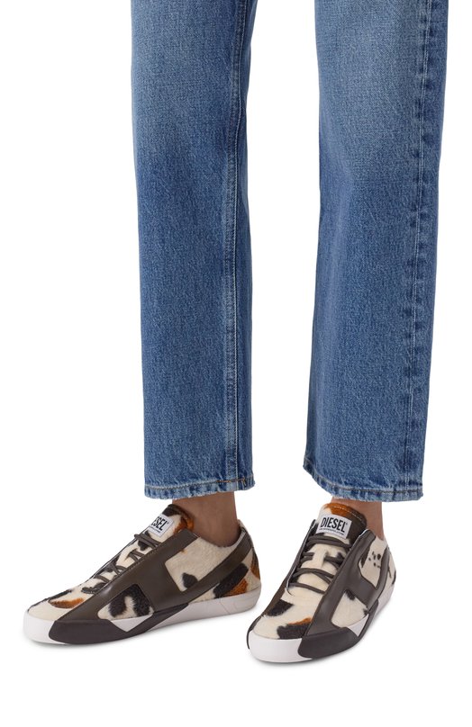 Текстильные кеды S-Slante-D Diesel Y03804/P7485 Разноцветный  Y03804/P7485 Фото 2