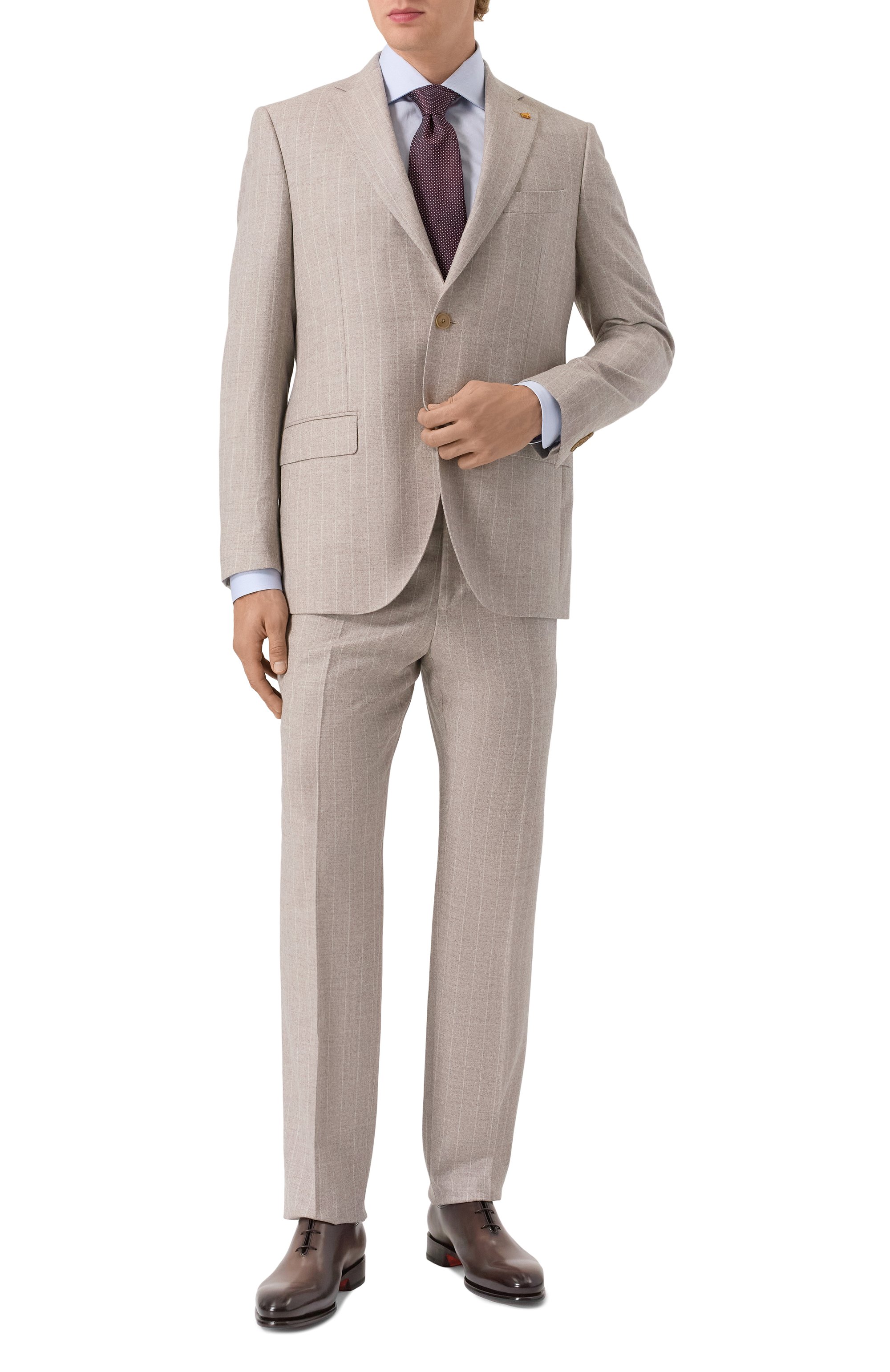 Кожаные оксфорды carter SANTONI, арт. MCCG16229MC1HFUL, фото 2