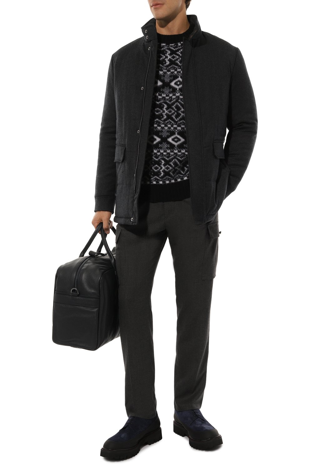 Кашемировые брюки-карго KITON, арт. UP0005K0130F02, фото 2