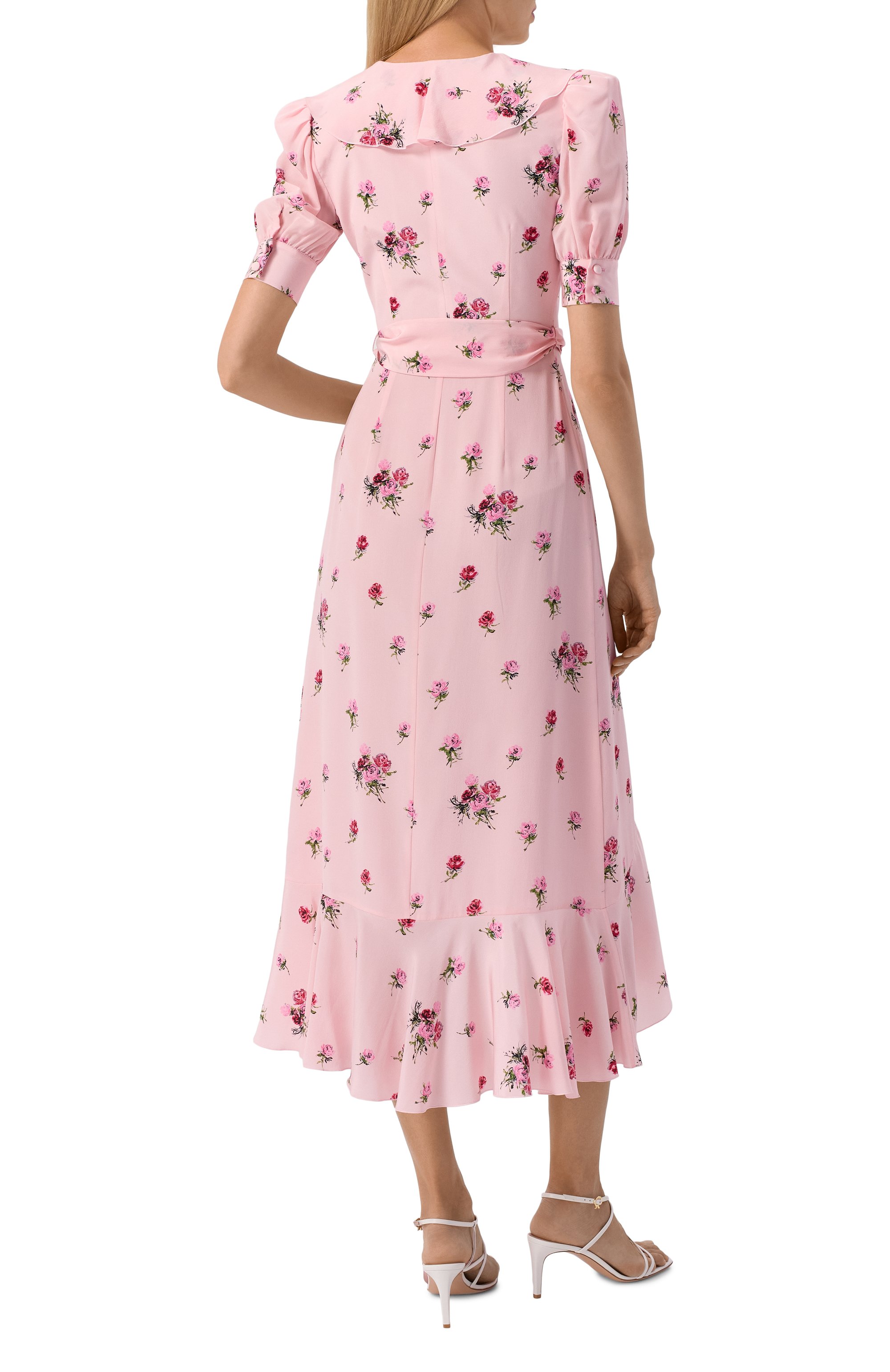 Шелковое платье ALESSANDRA RICH, арт. FABX4006-F4466, фото 4