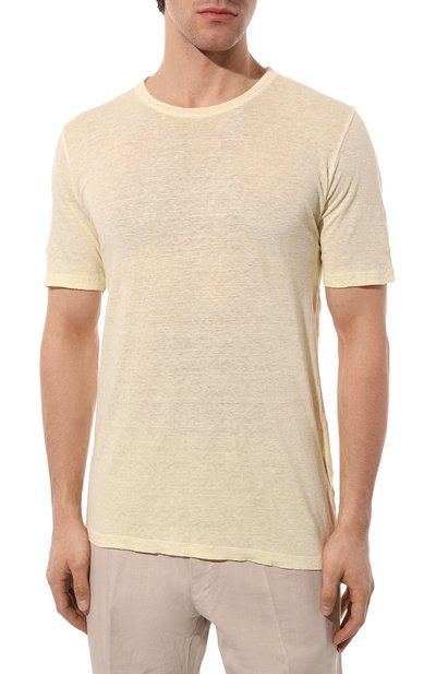 Льняная футболка 120% LINO, арт. Y0M7186/000E908/S00, фото 3