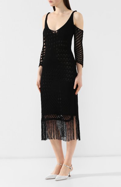 Платье из смеси хлопка и вискозы ALTUZARRA, арт. 219-832-981, фото 3