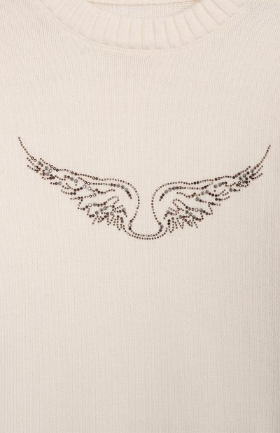 Пуловер из хлопка и кашемира ZADIG AND VOLTAIRE, арт. X60328, фото 3