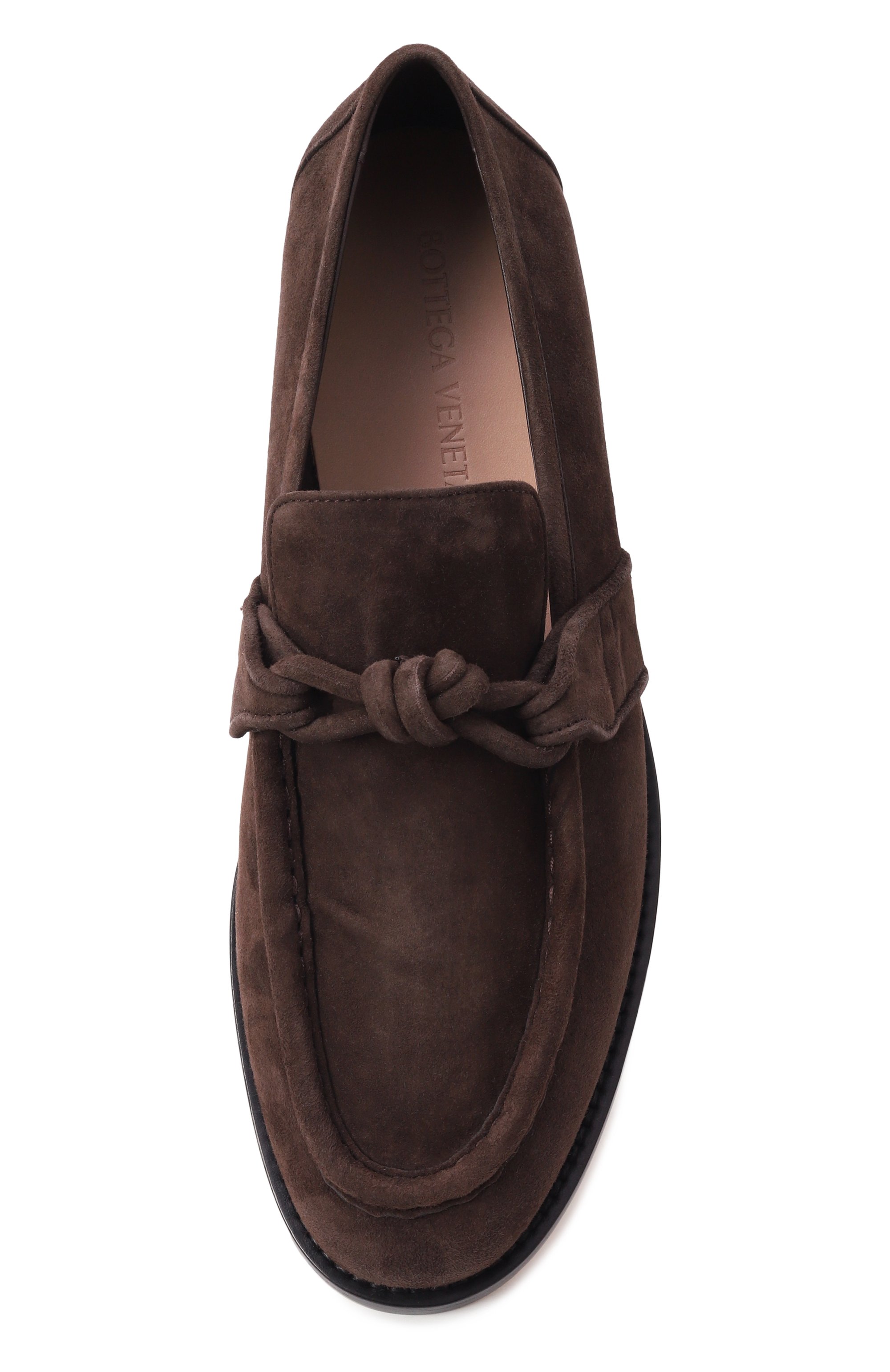 Замшевые лоферы astaire BOTTEGA VENETA темно-коричневого цвета по цене 114000 руб., арт. 796445/V3XR0, фото 6 Замшевые лоферы astaire BOTTEGA VENETA, арт. 796445/V3XR0, фото 6