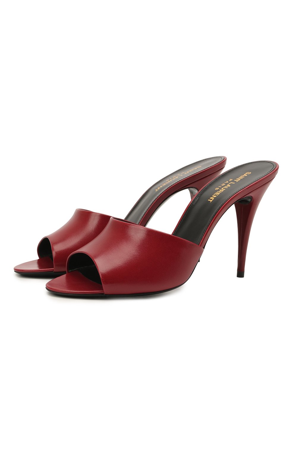 Кожаные мюли sexy SAINT LAURENT, арт. 650474/1ZJ00, фото 1