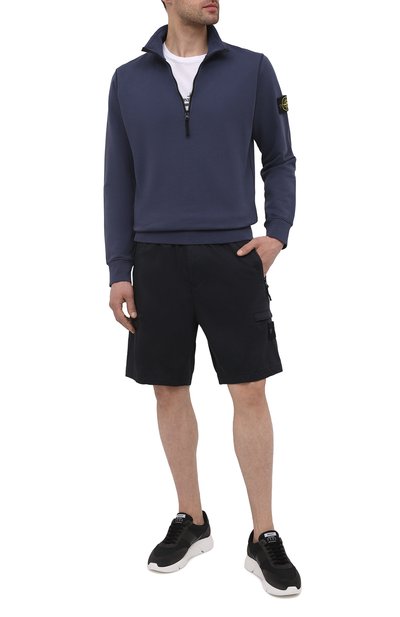 Шорты из хлопка и шерсти STONE ISLAND, арт. 7415L06F2, фото 2