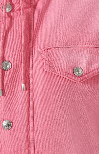 Джинсовая куртка KENZO розового цвета по цене 65150 руб., арт. FA52BL2346EP, фото 5 Джинсовая куртка KENZO, арт. FA52BL2346EP, фото 5