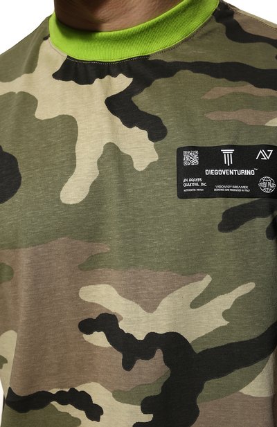Хлопковая футболка DIEGO VENTURINO, арт. SS22-DV TS0 CAM0U, фото 5