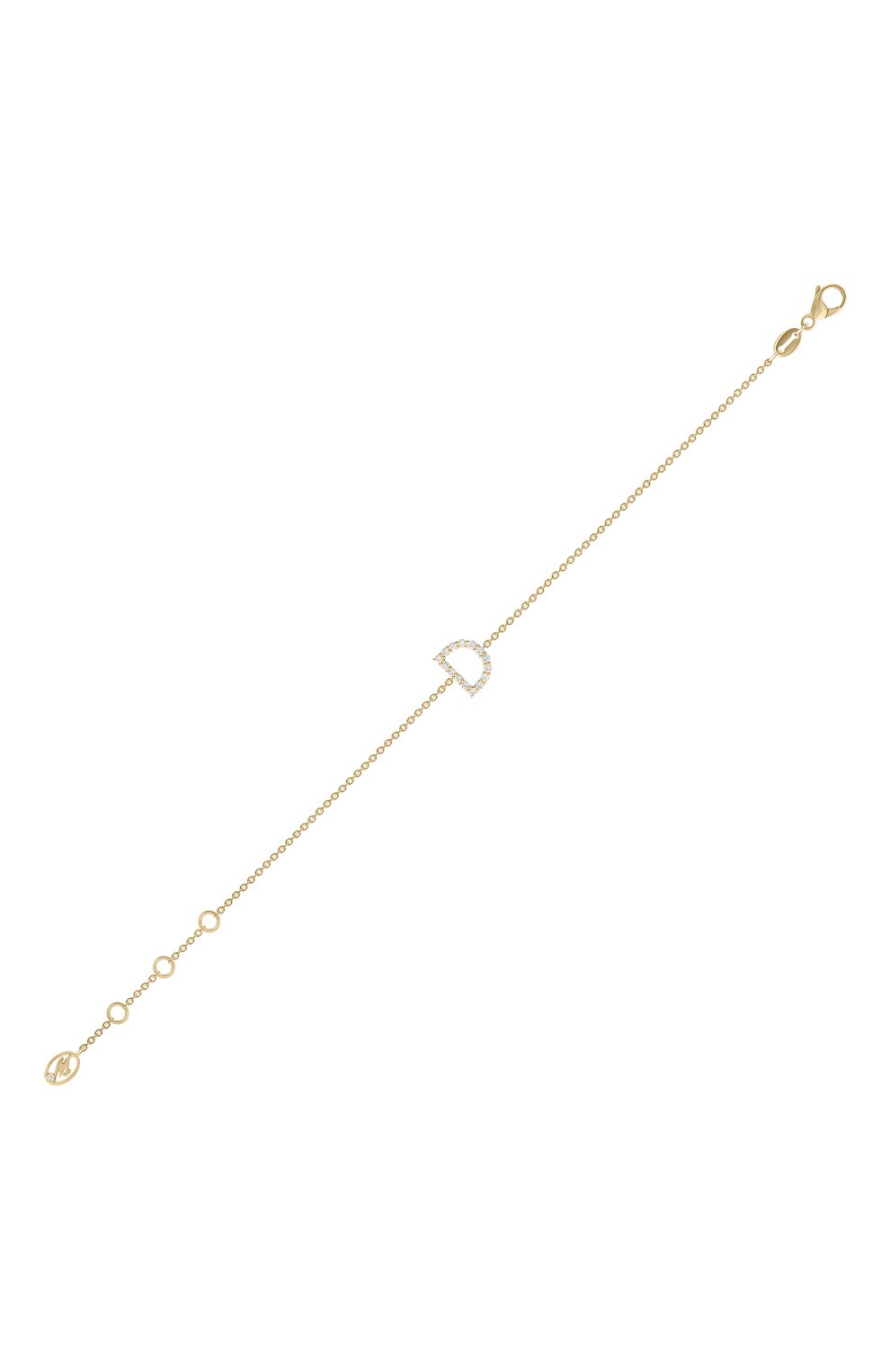 Браслет MERCURY бесцветного цвета по цене 260000 руб., арт. MB/LETTER/YG/D, фото 2 Браслет MERCURY, арт. MB/LETTER/YG/D, фото 2