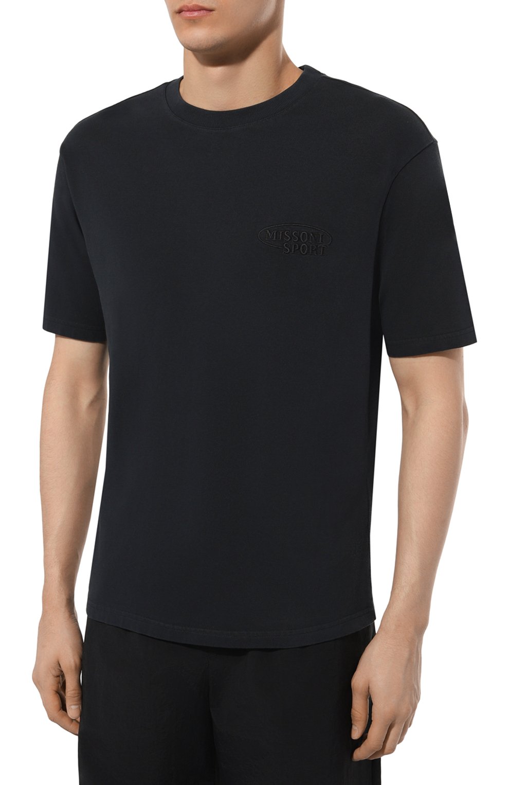 Хлопковая футболка MISSONI, арт. TS24SL00/BJ00GY, фото 3