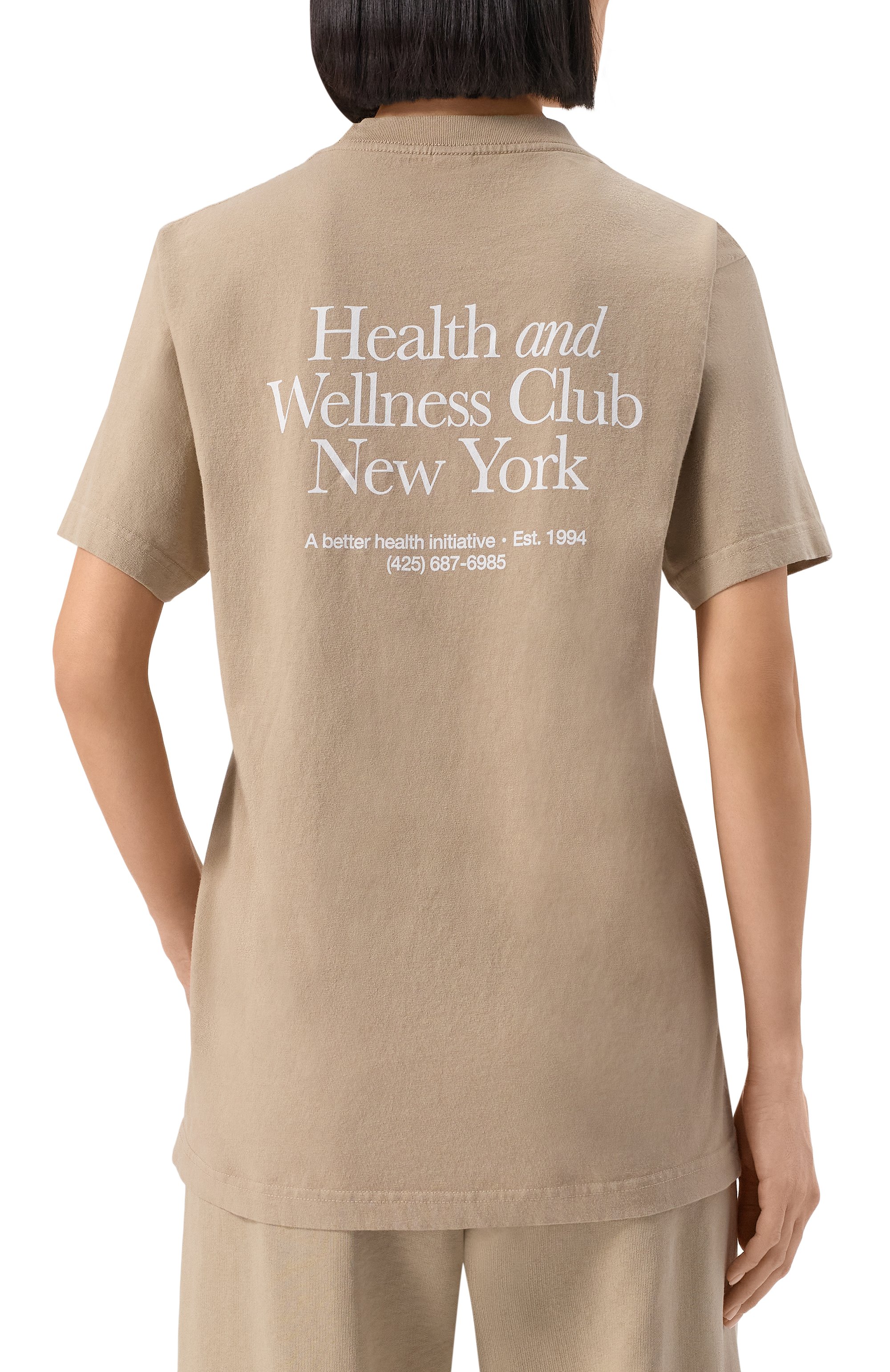 Хлопковая футболка SPORTY AND RICH, арт. T0043622016GY15, фото 4