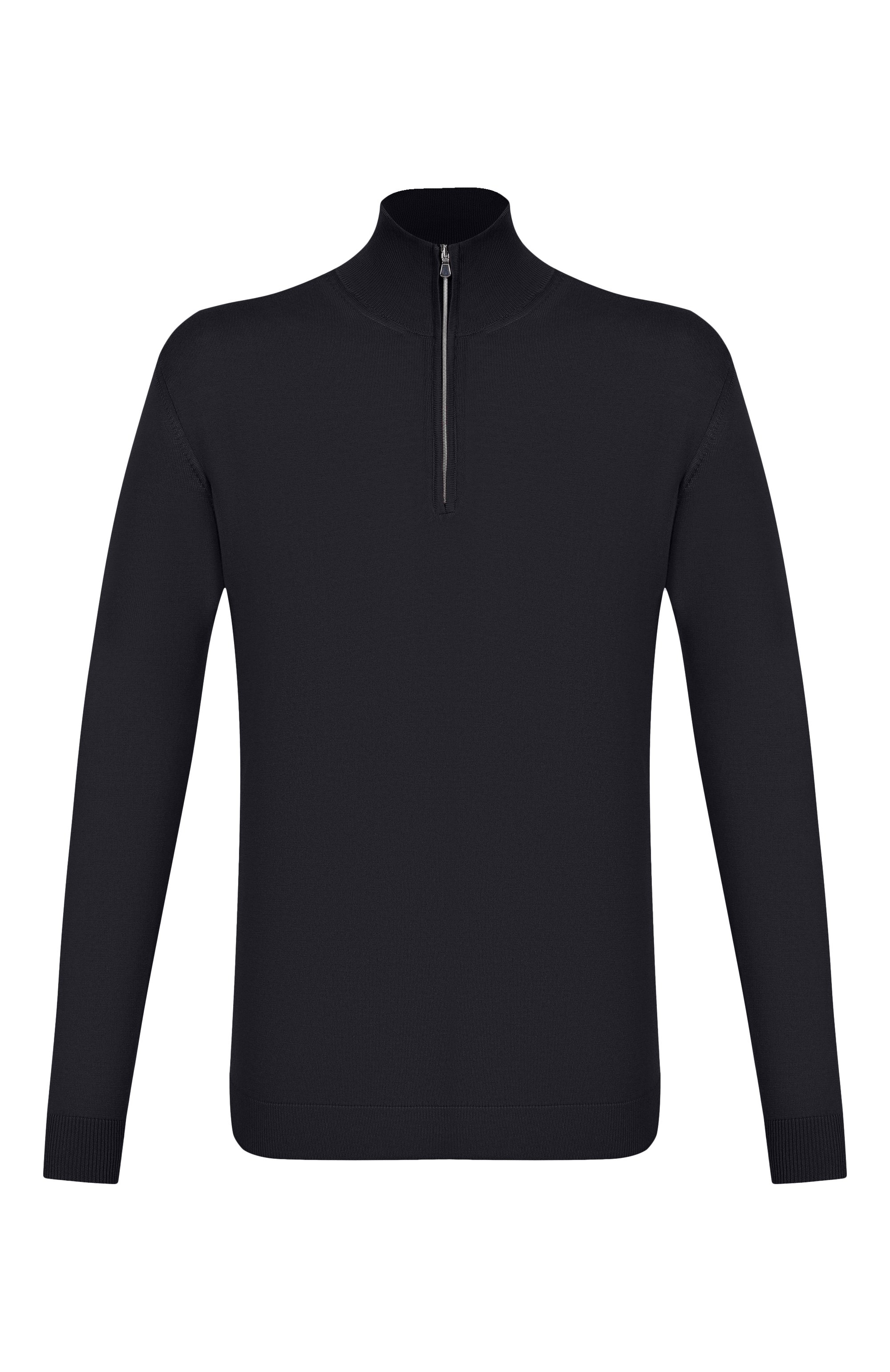 Хлопковый джемпер ANDREA CAMPAGNA черного цвета по цене 41600 руб., арт. M5426-8062, фото 1 Хлопковый джемпер ANDREA CAMPAGNA, арт. M5426-8062, фото 1