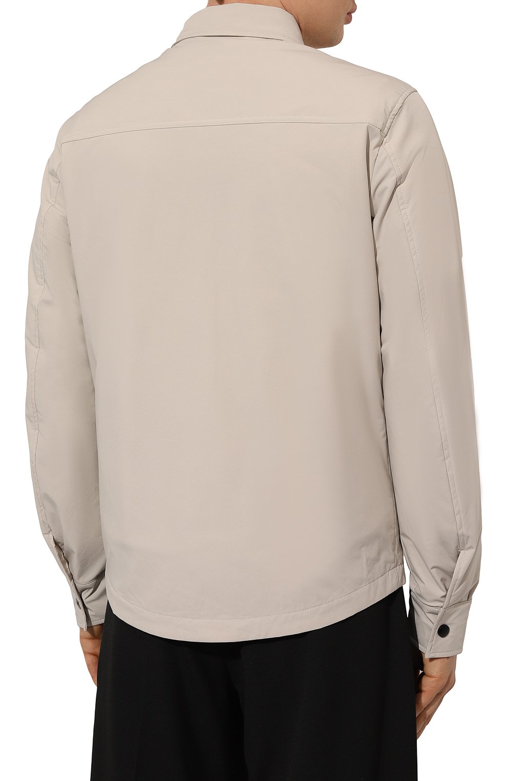 Куртка-рубашка HETREGO светло-бежевого цвета по цене 41150 руб., арт. 8N122/QUINN, фото 4 Куртка-рубашка HETREGO, арт. 8N122/QUINN, фото 4