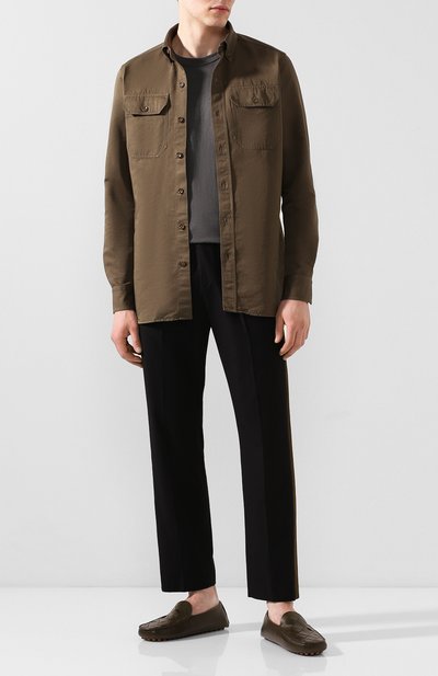 Кожаные мокасины BOTTEGA VENETA, арт. 608763/VBPU1, фото 2