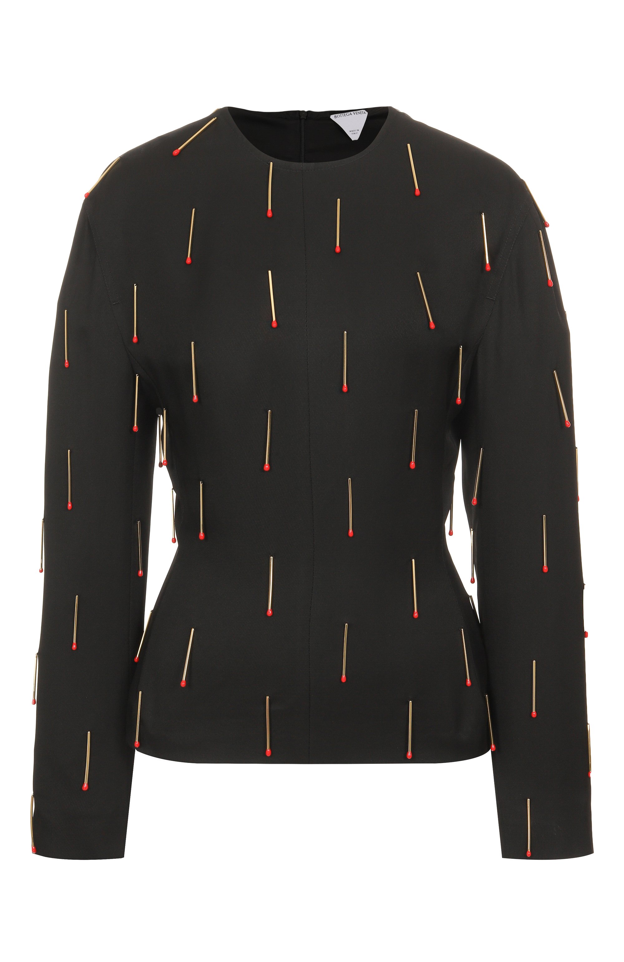 Блузка из вис козы BOTTEGA VENETA, арт. 832228/V35B0, фото 1