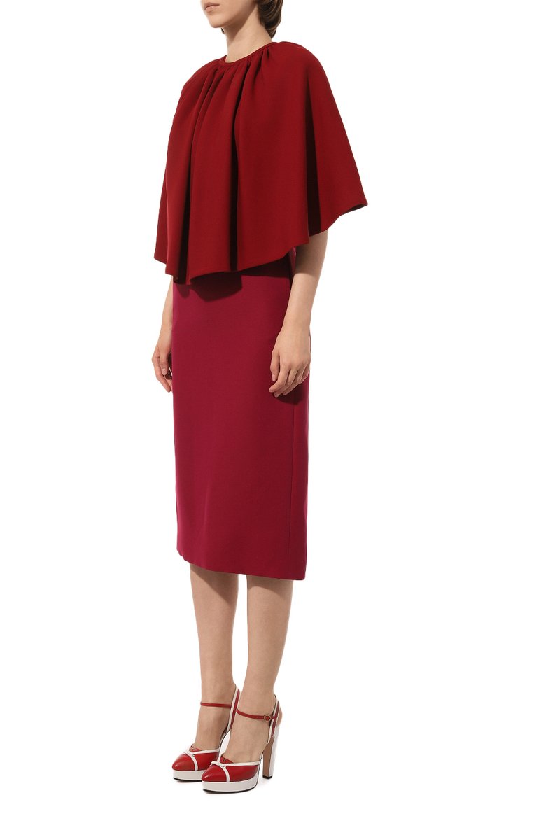 Платье из шелка и шерсти GUCCI, арт. 595251 ZHM88, фото 1