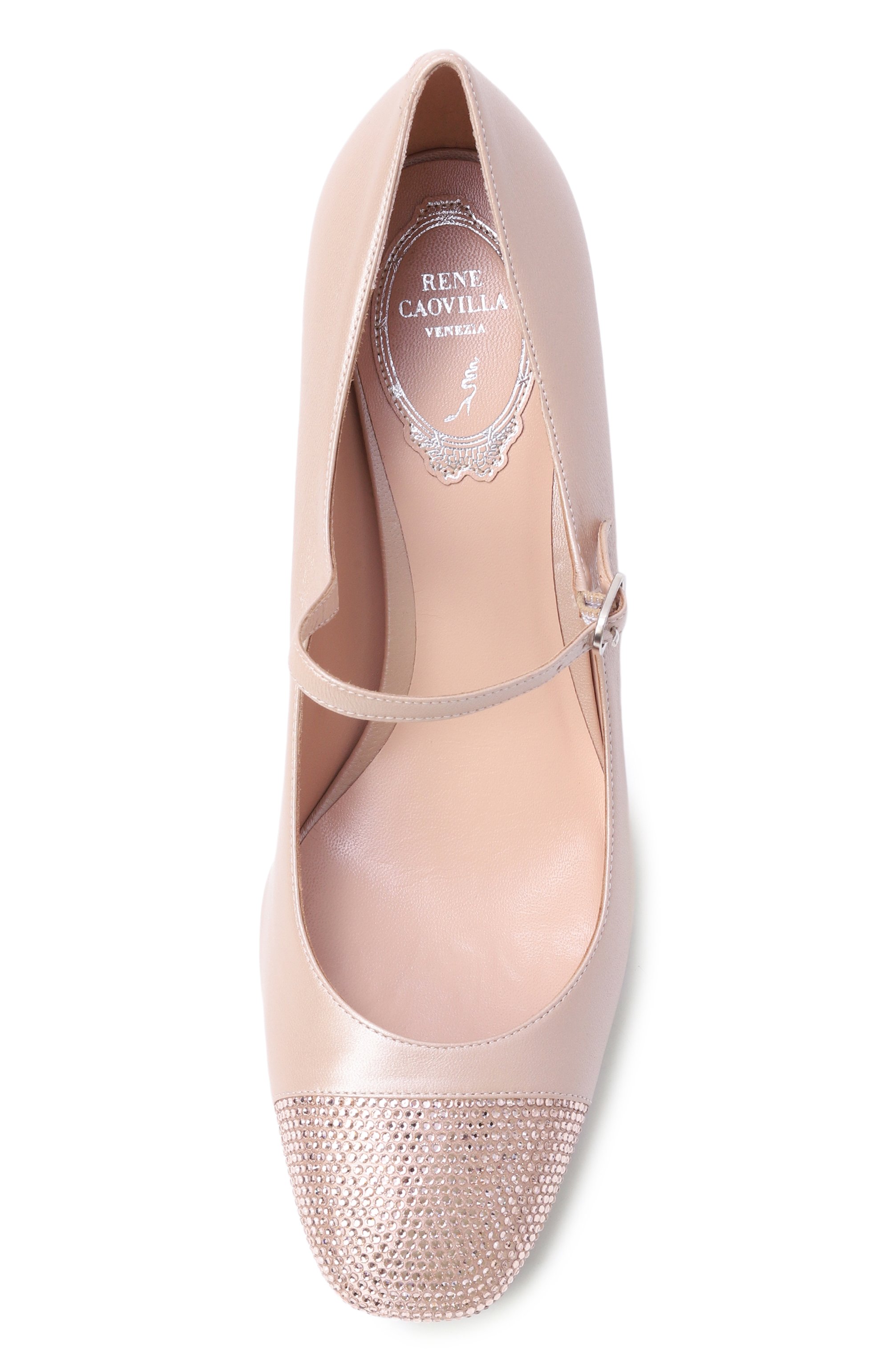 Кожаные туфли kristen 80 RENE CAOVILLA, арт. C12185-080/NA01, фото 6