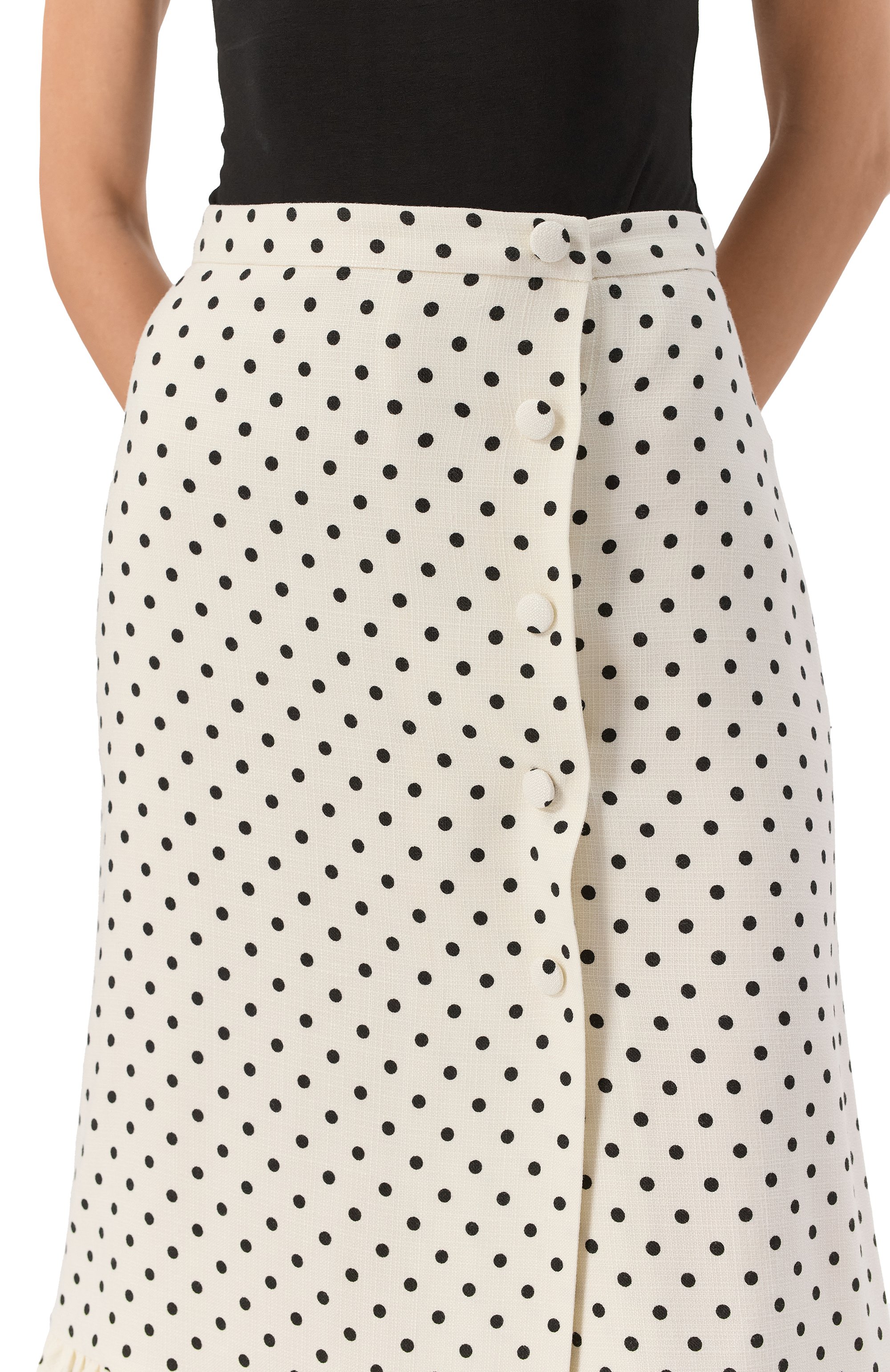 Юбка из вискозы VALENTINO, арт. 6B0RADC1/98S, фото 5