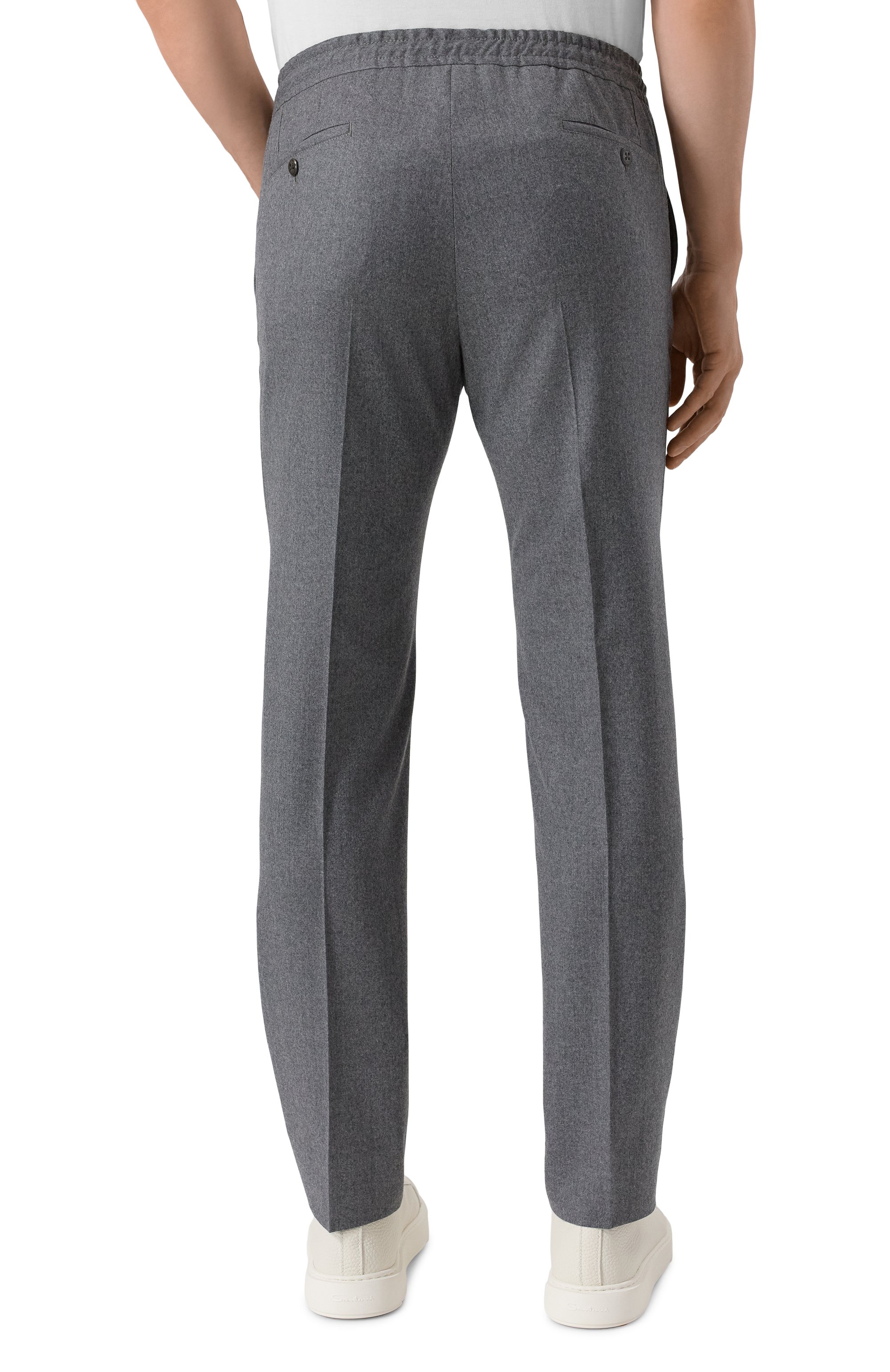 Шерстяные брюки CORNELIANI, арт. 264L25-2618111, фото 4