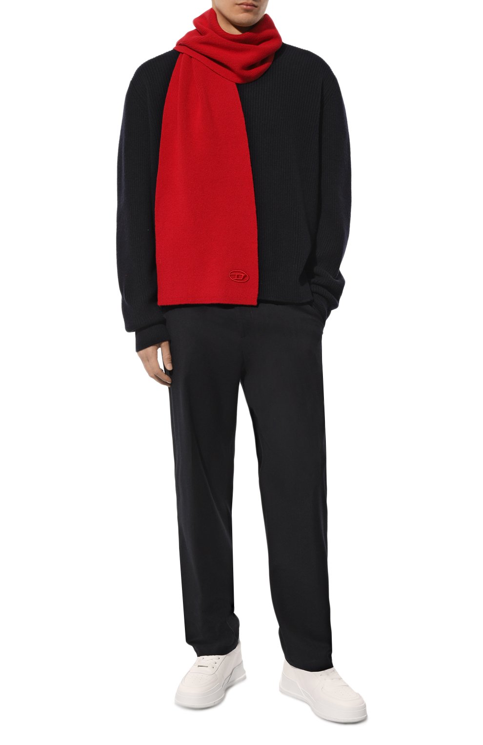 Шарф из шерсти и хлопка DIESEL, арт. A05165/0DA0B, фото 3