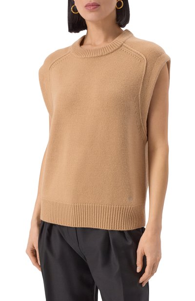 Жилет из шерсти и кашемира LOULOU DE SAISON, арт. MARI, фото 3