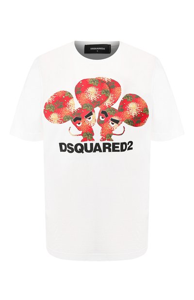 Женская хлопковая футболка DSQUARED2, арт. S75GD0079/S22427