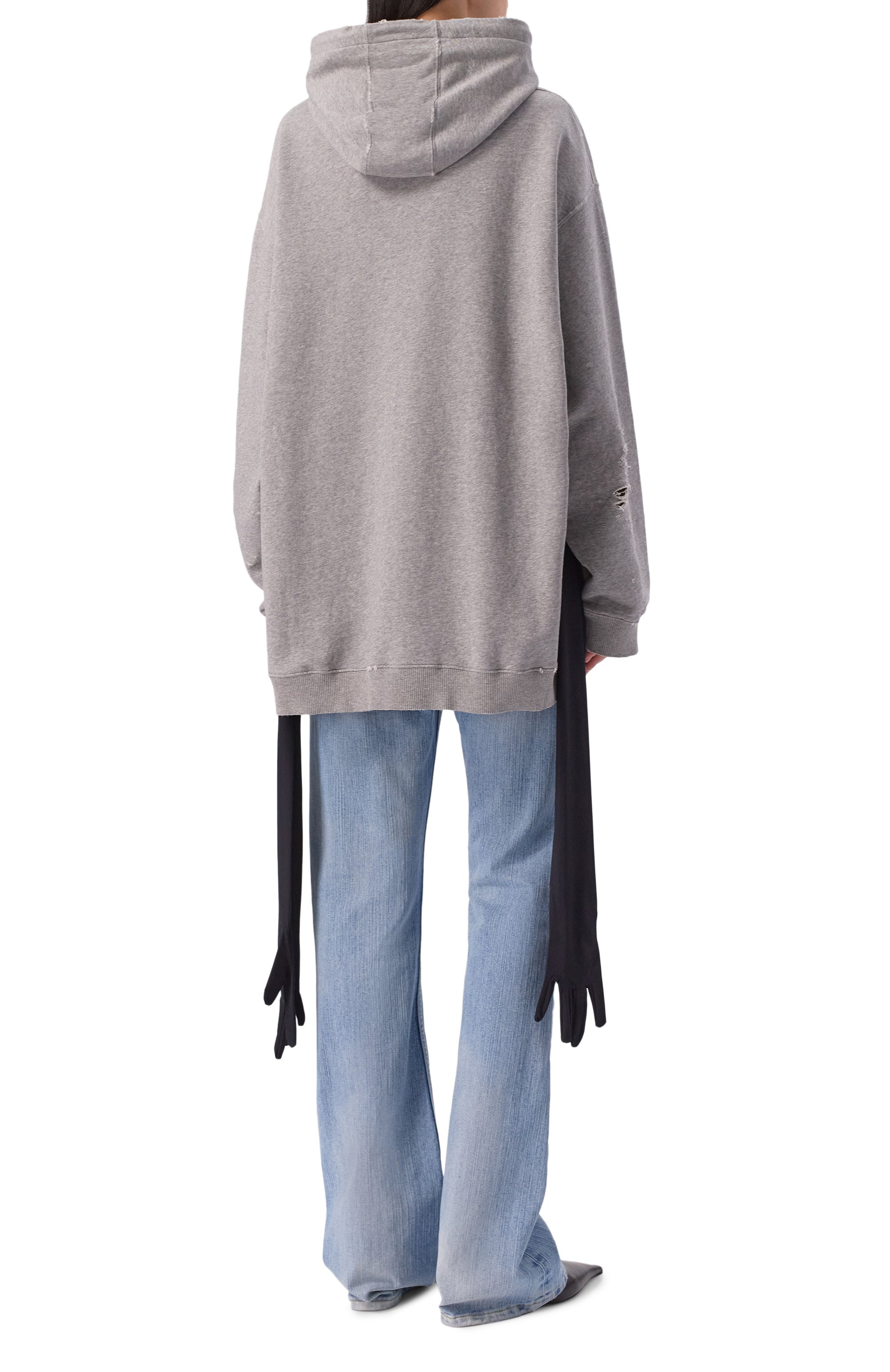 Хлопковое худи MM6, арт. S52DA0083/M25025, фото 4