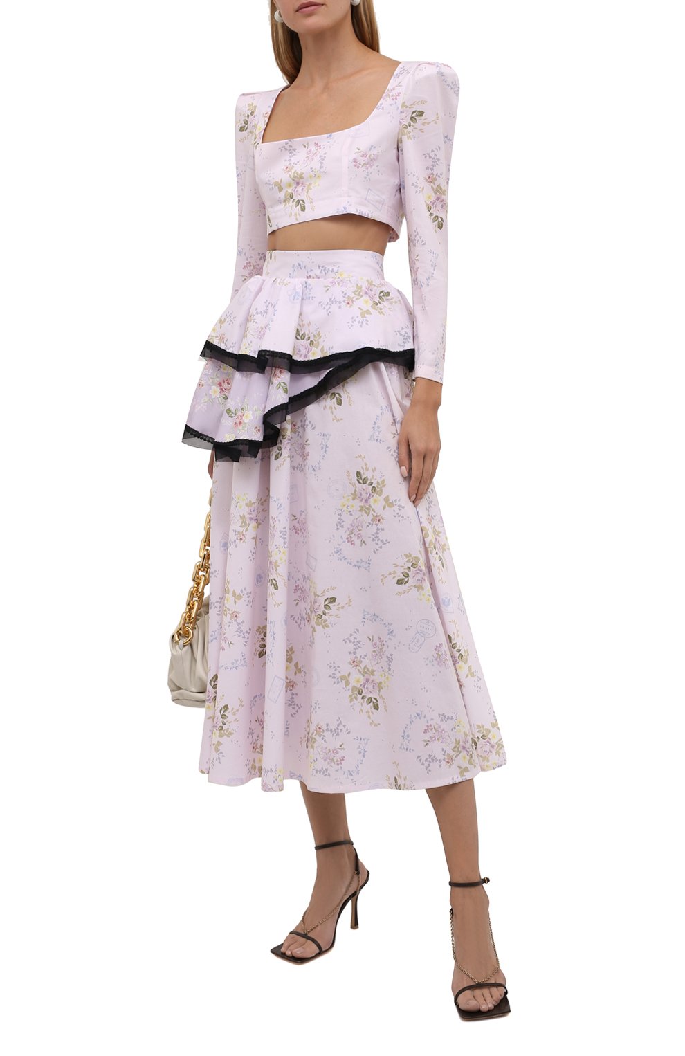 Хлопковая юбка ULYANA SERGEENKO, арт. GNM001SS21Resort  (2289т20), фото 2