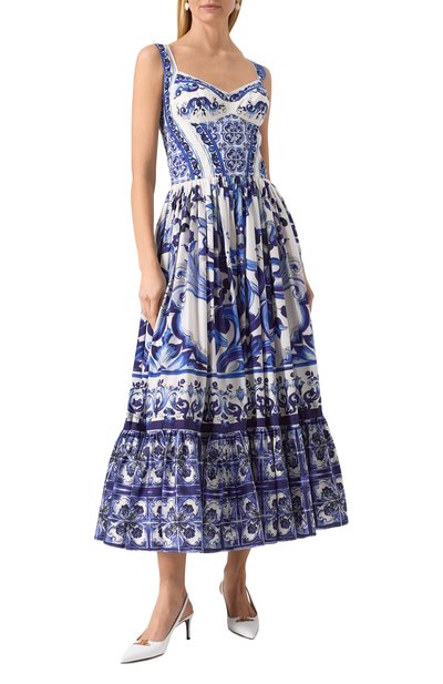 Хлопковое платье DOLCE & GABBANA, арт. F6AEIT/HH5A1, фото 3