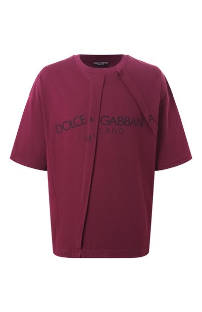 Мужская хлопковая футболка DOLCE & GABBANA, арт. G8SN9T/G702M