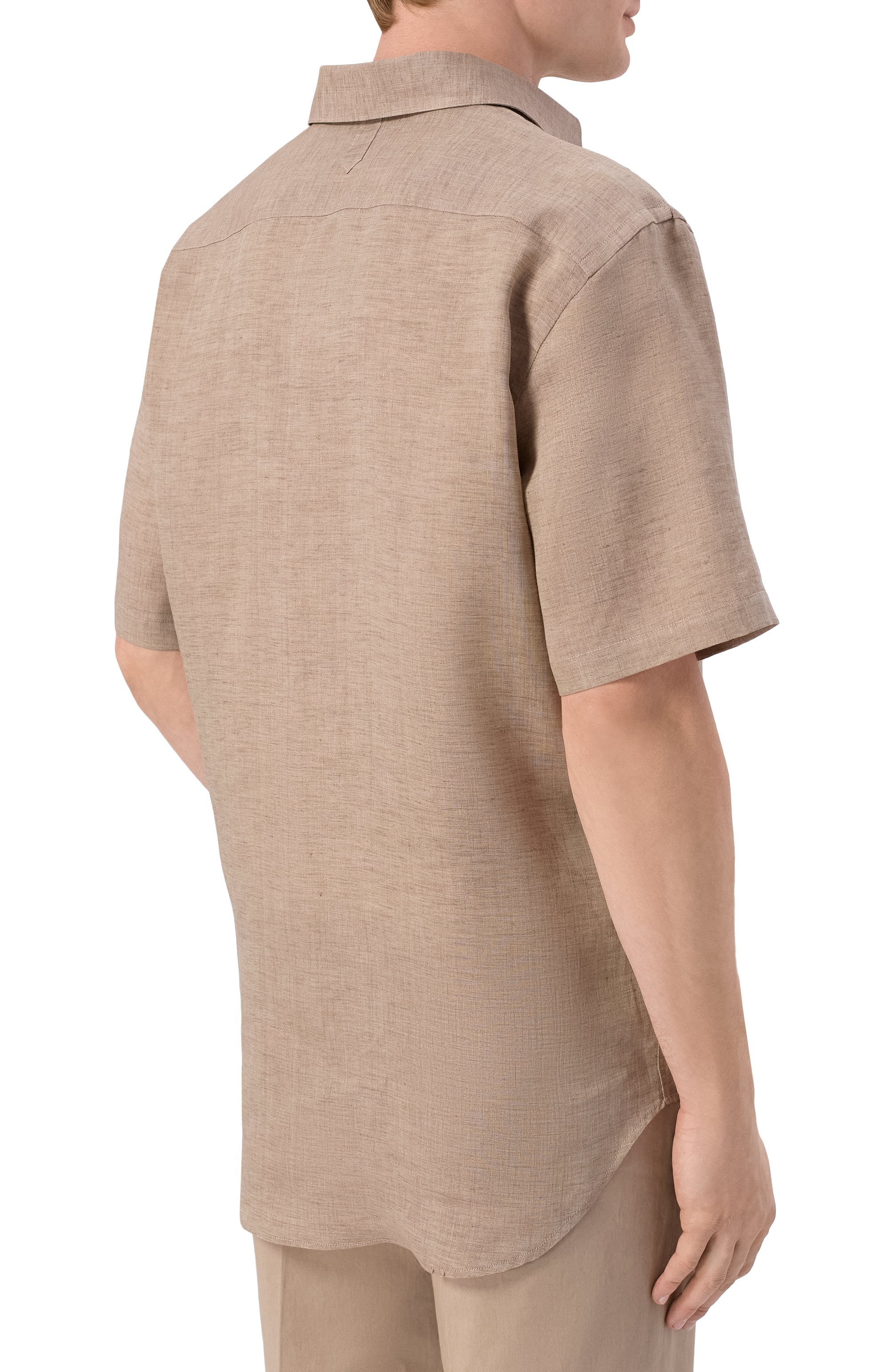 Льняная рубашка CANALI, арт. CSM7077/GL03099, фото 4