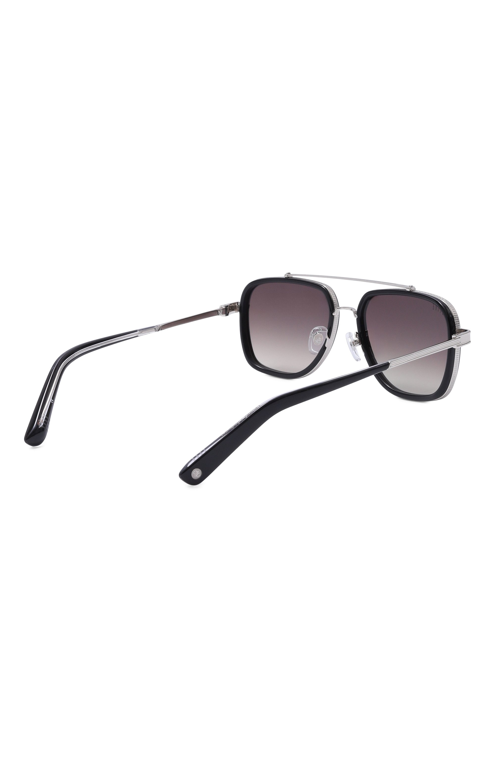 Солнцезащитные очки 9FIVE черного цвета по цене 36500 руб., арт. CR0WNS-BLACK/PLATINUM/DARK GREY/0LIVE, фото 3 Солнцезащитные очки 9FIVE, арт. CR0WNS-BLACK/PLATINUM/DARK GREY/0LIVE, фото 3
