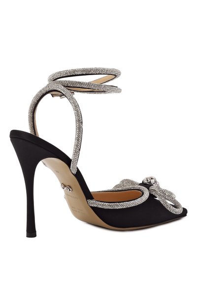 Текстильные �туфли double bow 110 MACH & MACH, арт. FW20-0235, фото 5