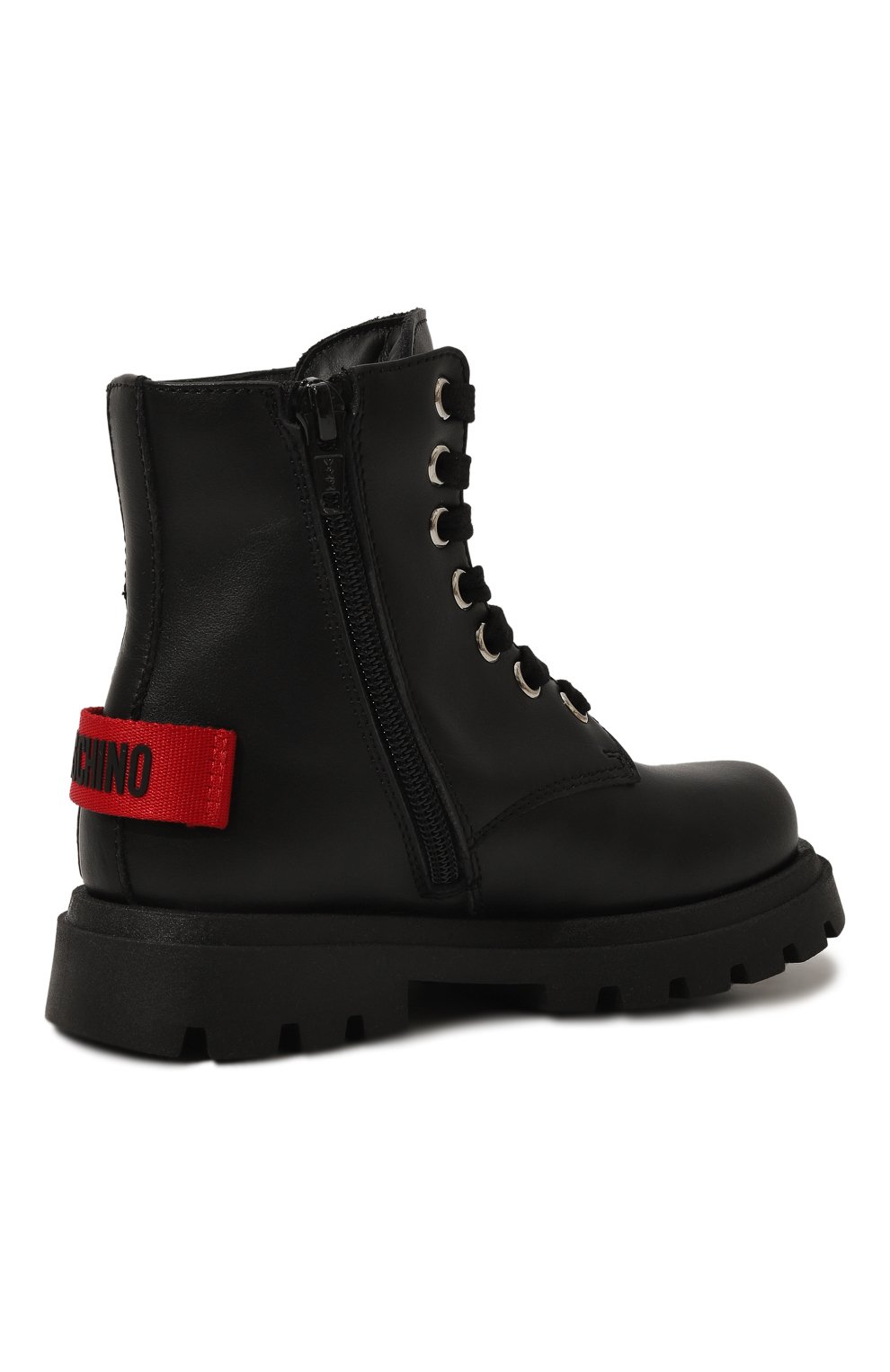 Кожаные ботинки MOSCHINO, арт. 78769/VAR2/18-27, фото 3