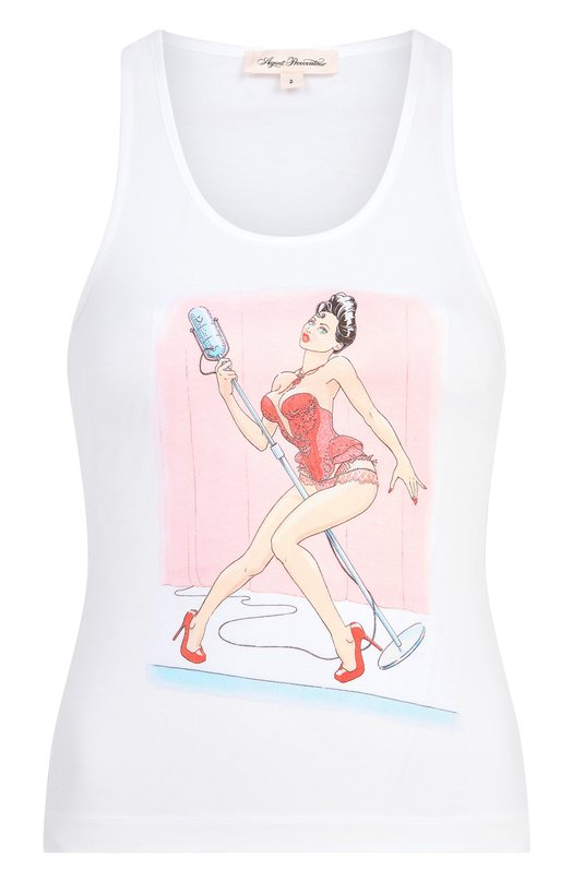 Топ Elvis Agent Provocateur AP12405100100 Белый AP12405100100