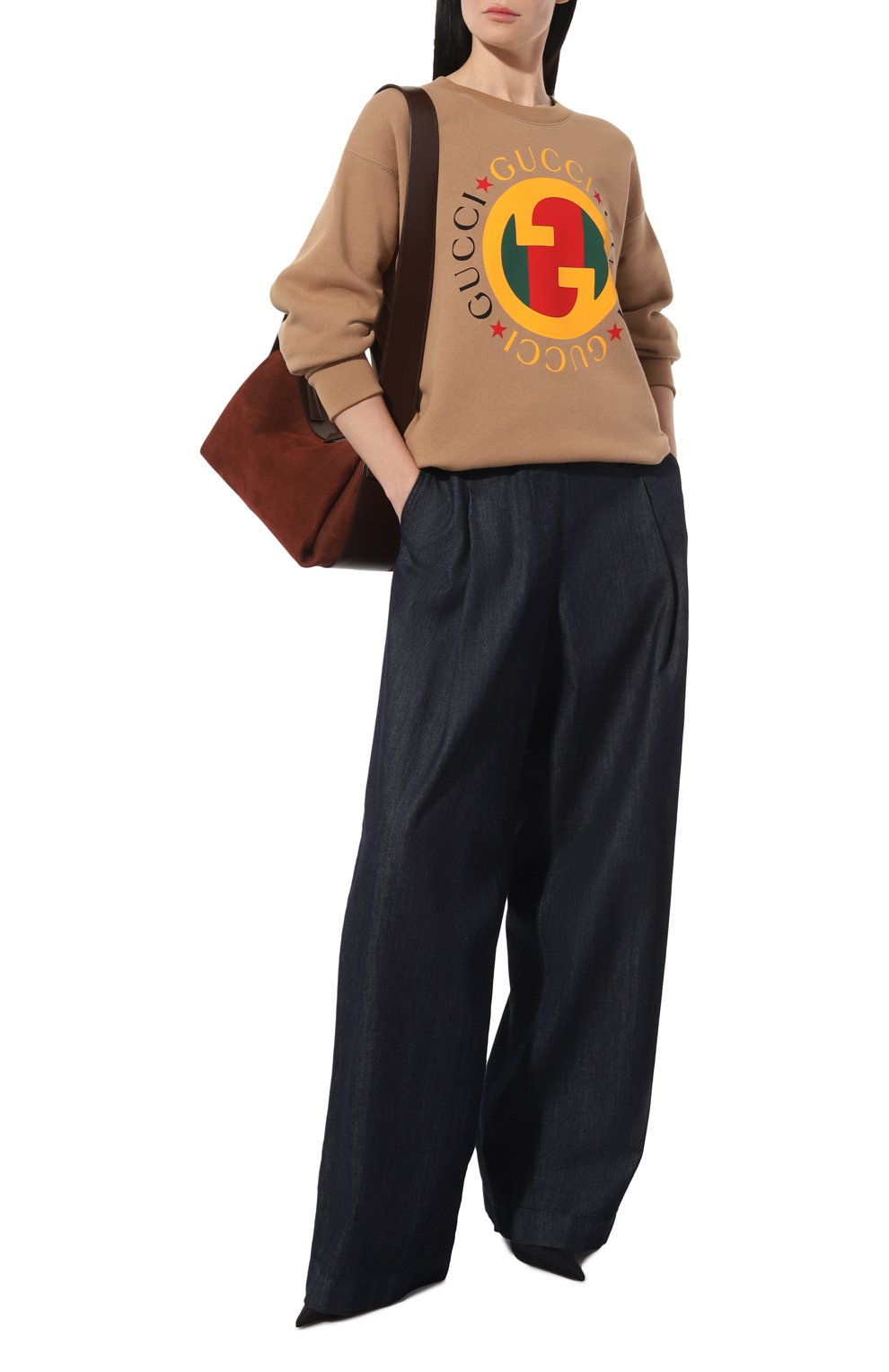 Хлопковый свитшот GUCCI, арт. 721361/XJFUL, фото 2