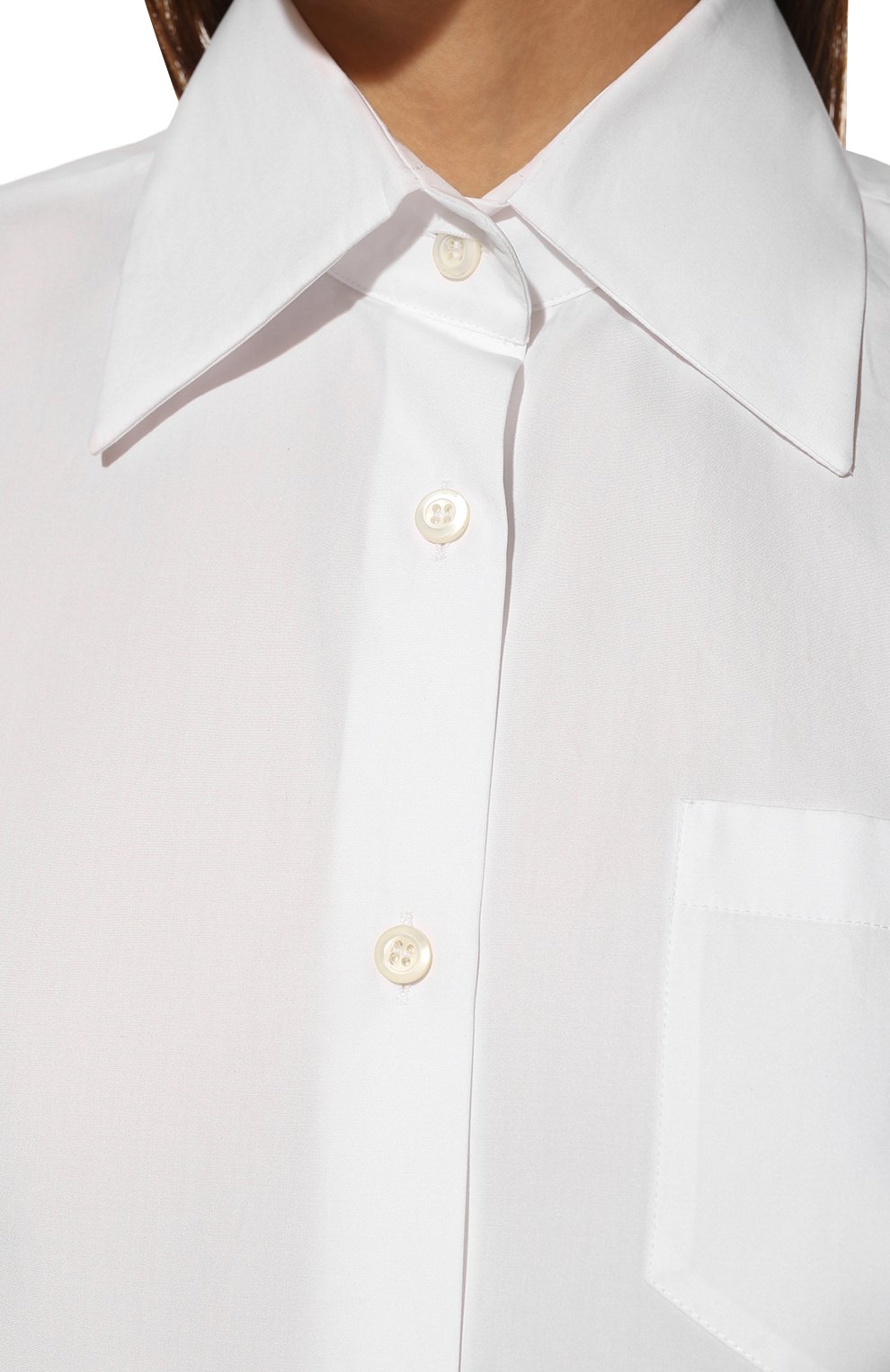 Хлопковая рубашка PRADA, арт. P498E-1UCX-F0009-211, фото 5