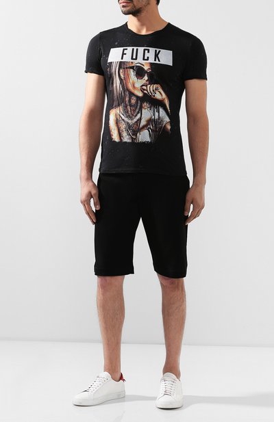 Хлопковая футболка BISIBIGLIO, арт. DIT0 FUCK/MAC, фото 2