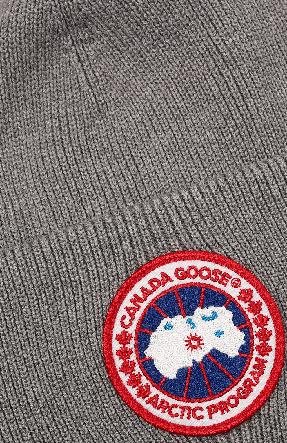 Шерстяная шапка CANADA GOOSE серого цвета по цене 36950 руб., арт. 6936M, фото 3 Шерстяная шапка CANADA GOOSE, арт. 6936M, фото 3