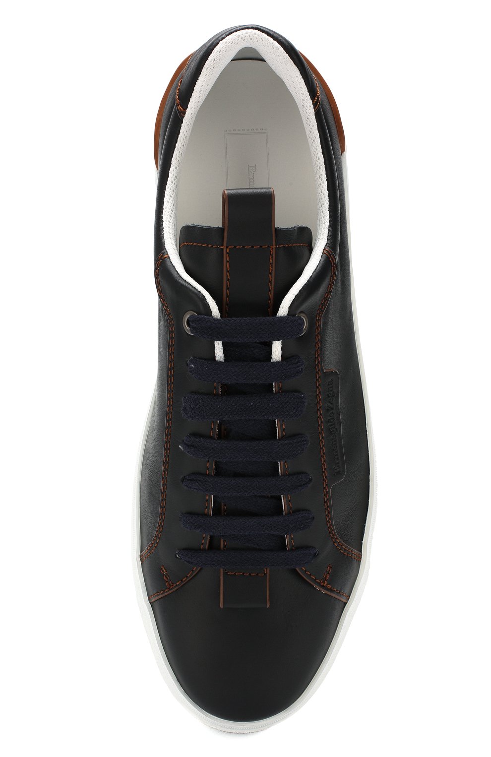 Кожаные кеды ZEGNA, арт. A4473X-LHNAT, фото 5